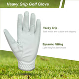 Intra-FIT Golf Glove Men's Left Hand PU Gloves, All Weather, Pack of 1, Rain Grip Flexible Durable Soft