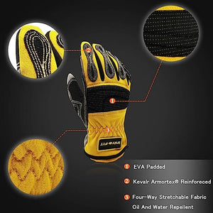 Intra-FIT Medium Duty Extrication Recue Gloves, EN388 4131XP Certified