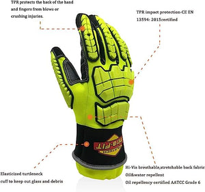 Intra-FIT Heavy-duty Rescue Extrication Gloves EN388:2016 Certification