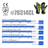 Intra-FIT Heavy-duty Rescue Extrication Glove Impact, Protection, Super Dexterity 5, EN388:2016 4544FP; ANSI CUT LEVEL A8