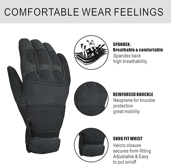 snake proof gardening gloves Intra-FIT Needle Puncture & Thorn Proof Gloves,Level 3 Needlestick Resistant Work gloves for Garden & Animal Handling L