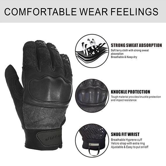 Intra-FIT Police Search Gloves with Knuckle Protection –